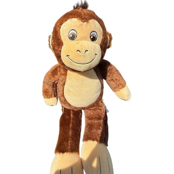 Build A Bear Smile Monkey Chimp Plush Stuffed Security Support Pet Toy - Picture 1 of 16
